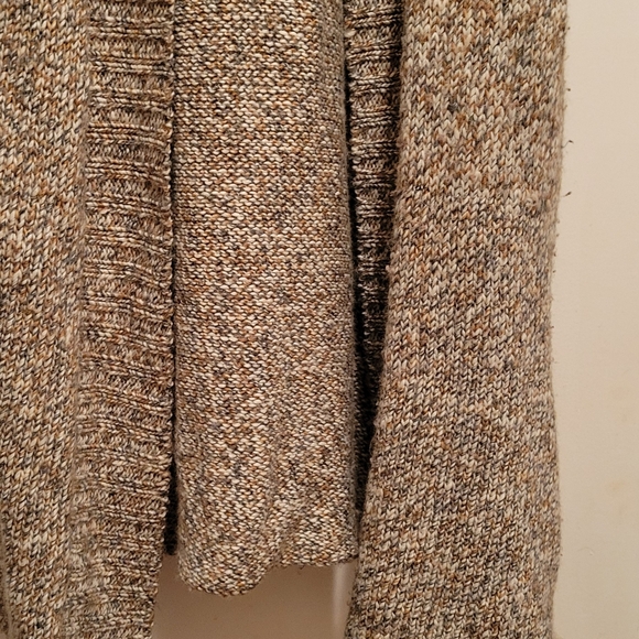 Susan Bristol  Brown and Cream Short Sleeve  Cardigan Sweater Size XL - Picture 3 of 12